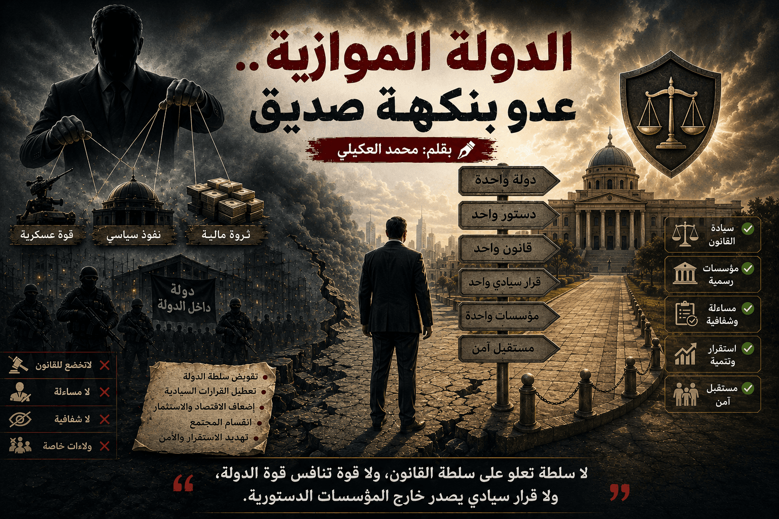 الدولة الموازية.. عدو بنكهة صديق