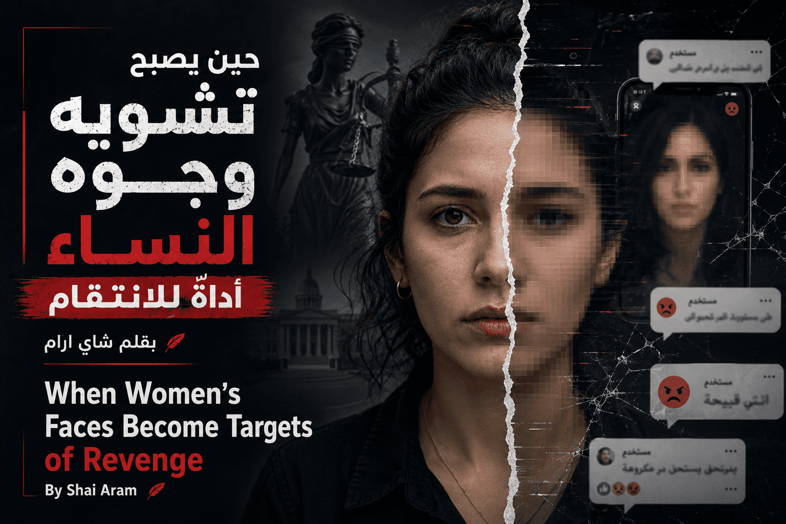 حين يصبح تشويه وجوه النساء أداةً للانتقام