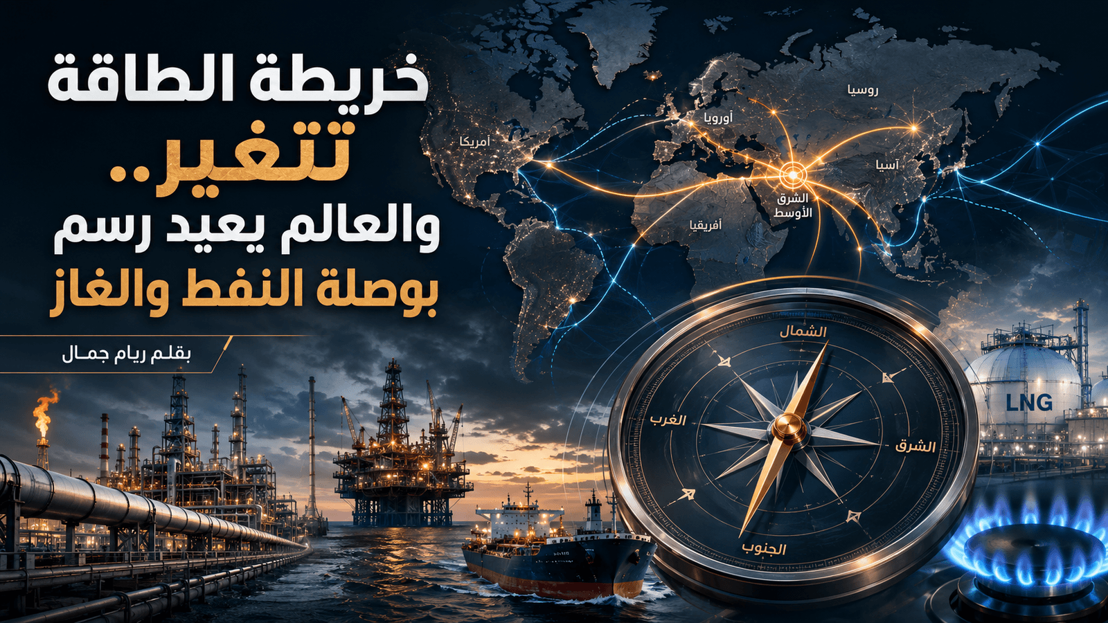 خريطة الطاقة تتغير.. والعالم يعيد رسم بوصلة النفط والغاز