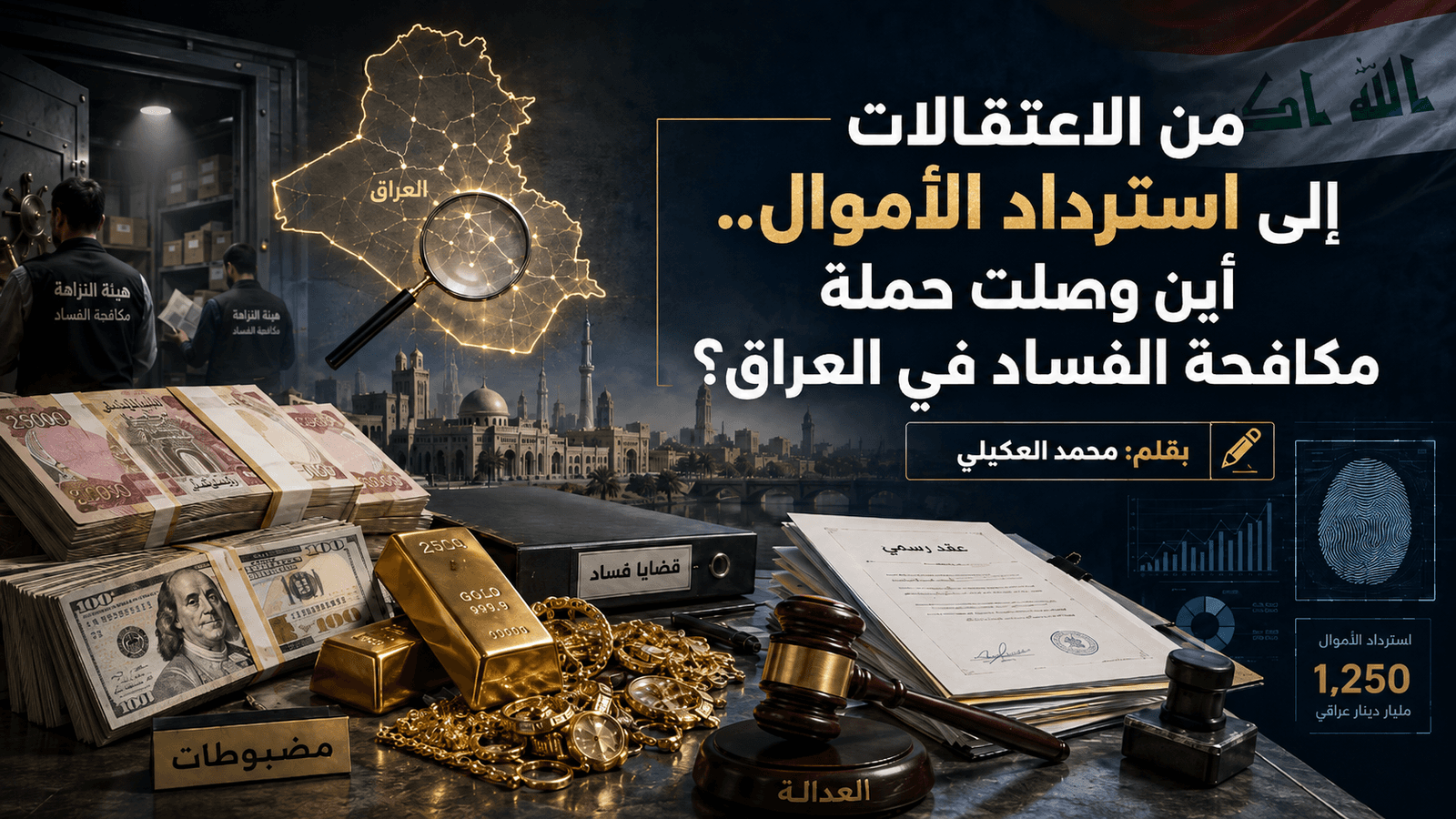 من الاعتقالات إلى استرداد الأموال.. أين وصلت حملة مكافحة الفساد في العراق؟