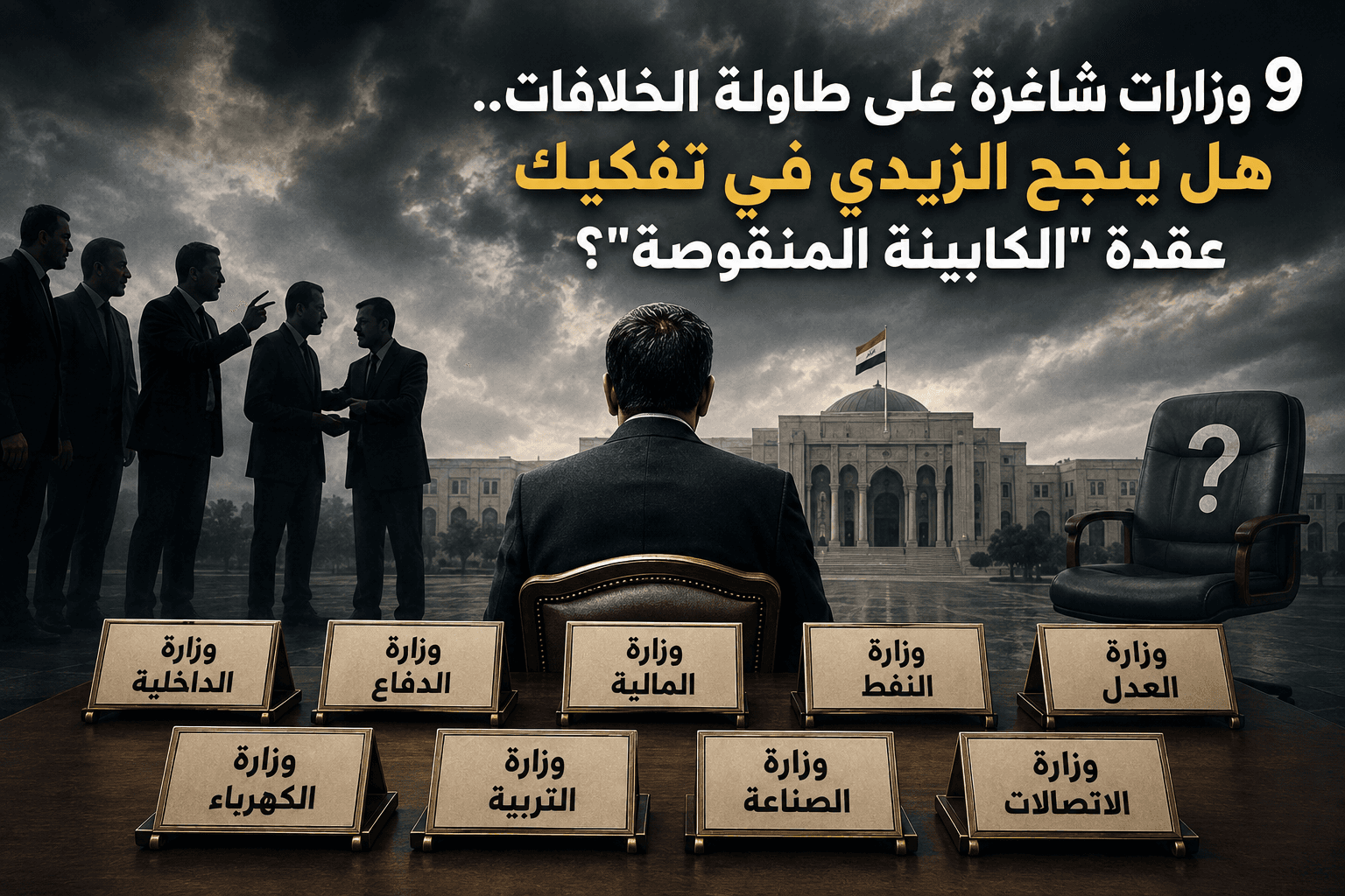 تسع وزارات شاغرة على طاولة الخلافات.. هل ينجح الزيدي في تفكيك عقدة "الكابينة المنقوصة"؟