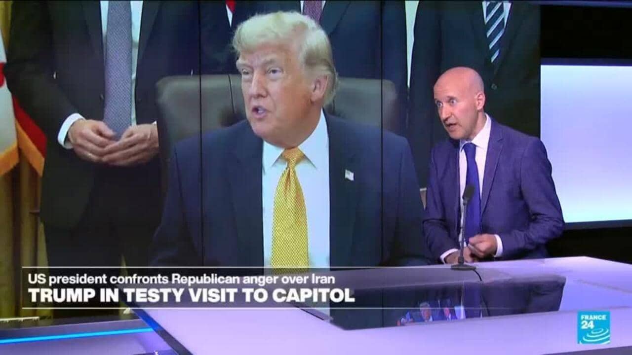 الجمهوريون يتذمرون من ترامب حول أزمة إيران