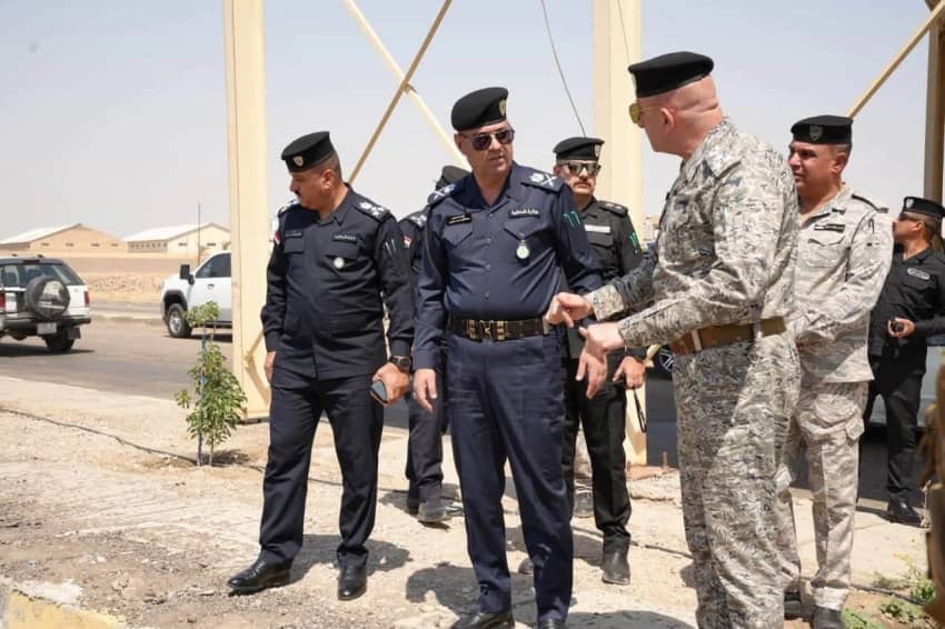 قائد شرطة صلاح الدين يشرف على تطوير سيطرة الشهيد أبو مهدي المهندس