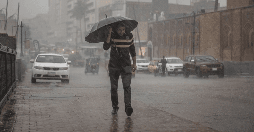 أمطار متفرقة ورطوبة عالية تضرب العراق حتى نهاية الأسبوع